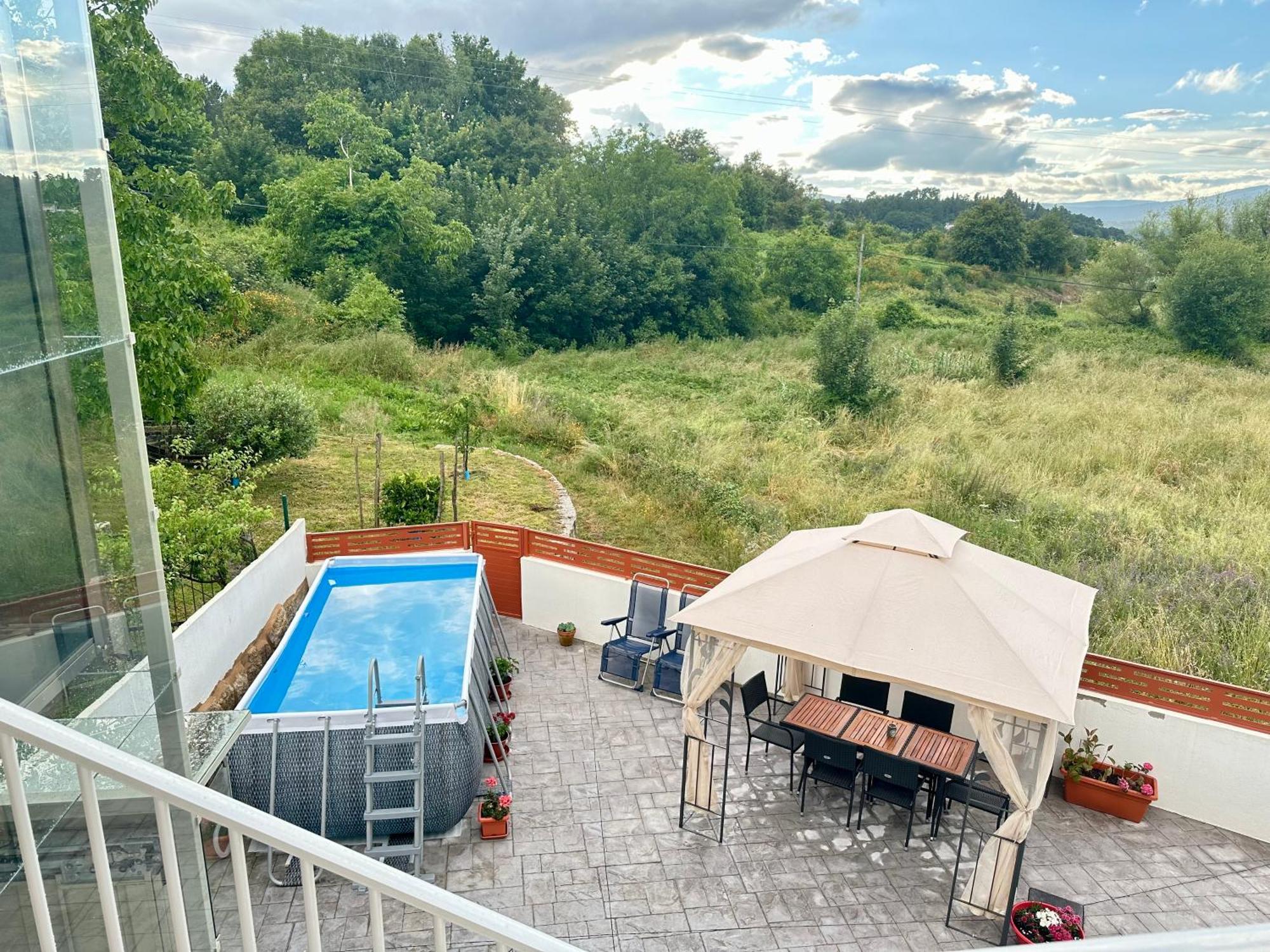Вилла Casa La Oveja Negra, Con Piscina Оренсе Экстерьер фото